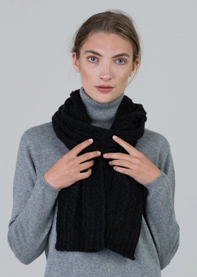 Weekend Flash Offer Cashmere Cable Scarf
