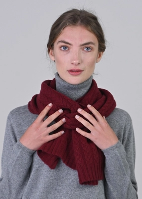 Cashmere Cable Scarf Steal the Deal Now