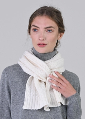 Limited Time Discount Grab It Now Cashmere Cable Scarf