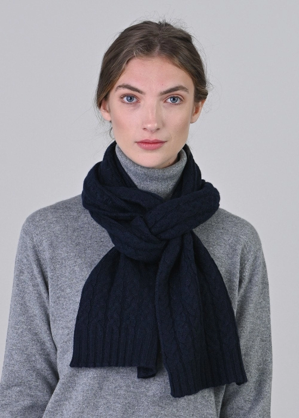 Cashmere Cable Scarf Shop the Best Deals