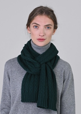 Cashmere Cable Scarf Save More Online Best Seller Discount