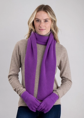 Clearance Savings Now Limited Time Sale Cashmere Ribbed Scarf
