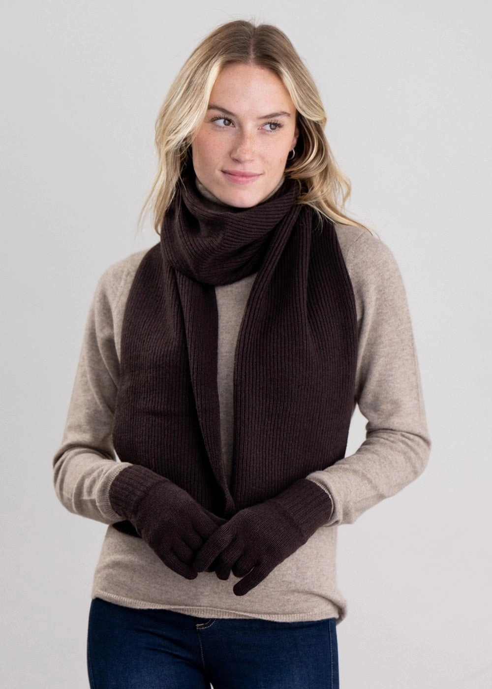 Today Only Savings Cashmere Ribbed Scarf