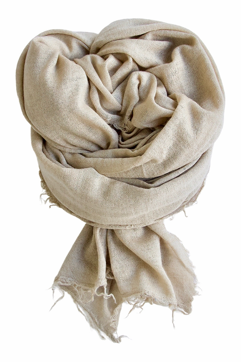 Best Seller Deal Mega Discount Today Cashmere Scarf In 100% Luxurious Cashmere - Nude