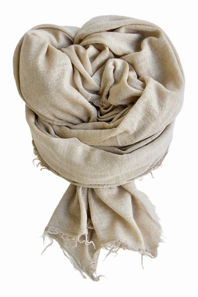 Best Seller Deal Mega Discount Today Cashmere Scarf In 100% Luxurious Cashmere - Nude