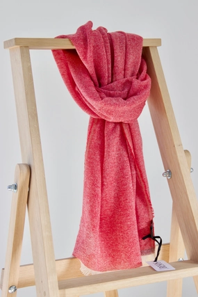 Dont Miss This Offer Cashmere Scarf In Beautiful Red Melange