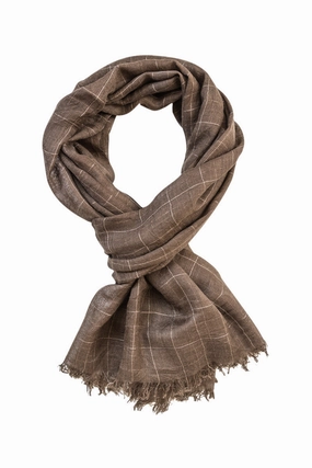 Cashmere Scarf In Discrete Pattern Hot Sale Today