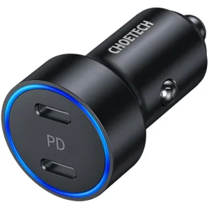 Choetech C0054 Dual Port 40W Type C Car Charger With Qc 3.0 And Pd 3.0 Today Only Steal Special Steal Event