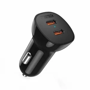 Choetech Tc0008 40W Dual Type-C Fast Car Charger Clearance Event Alert