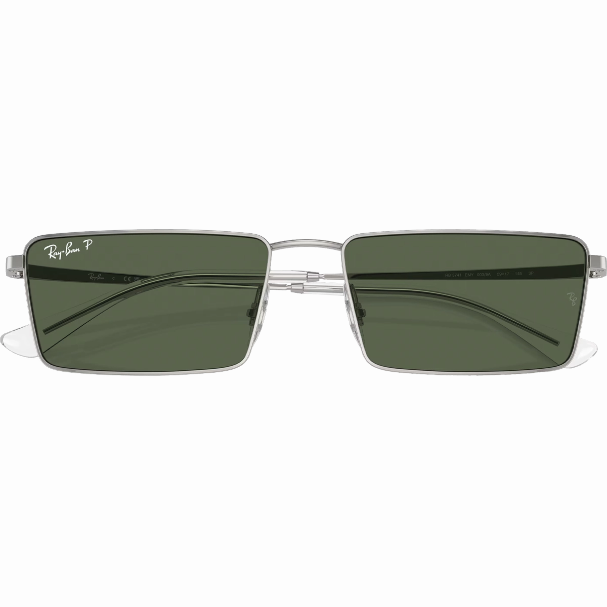 Emy Bio-Based - Polished Silver/Dark Green Sweet Deal Inside