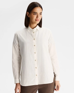 Weekend Specials Women'S Flaxton Lt Long Sleeve Shirt - White