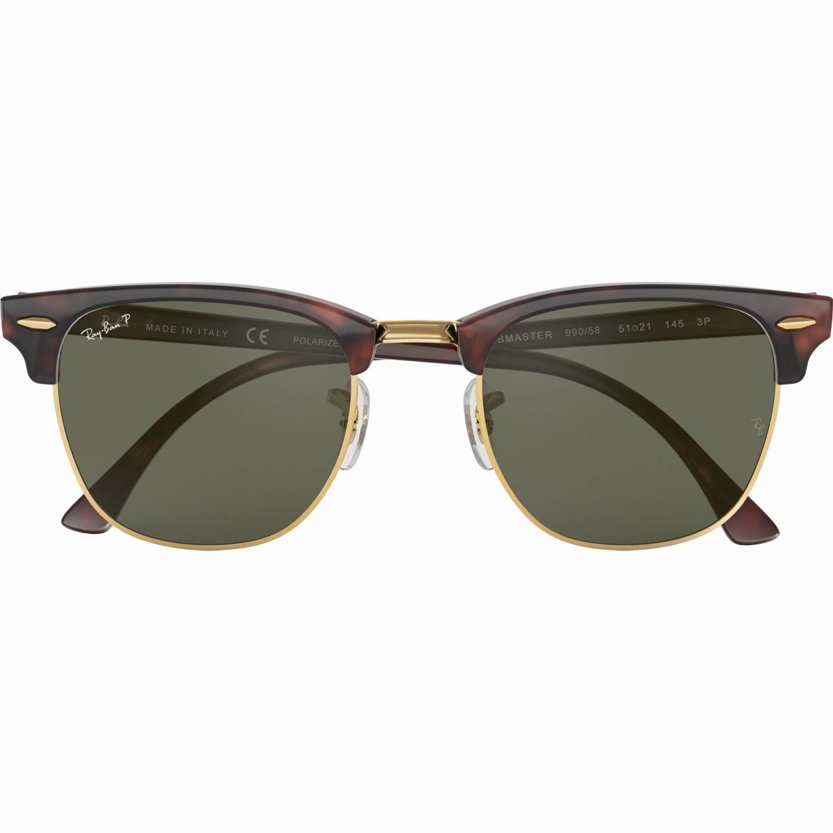 Club Master M - Red Havana/G-15 Green Polarized Clearance Event