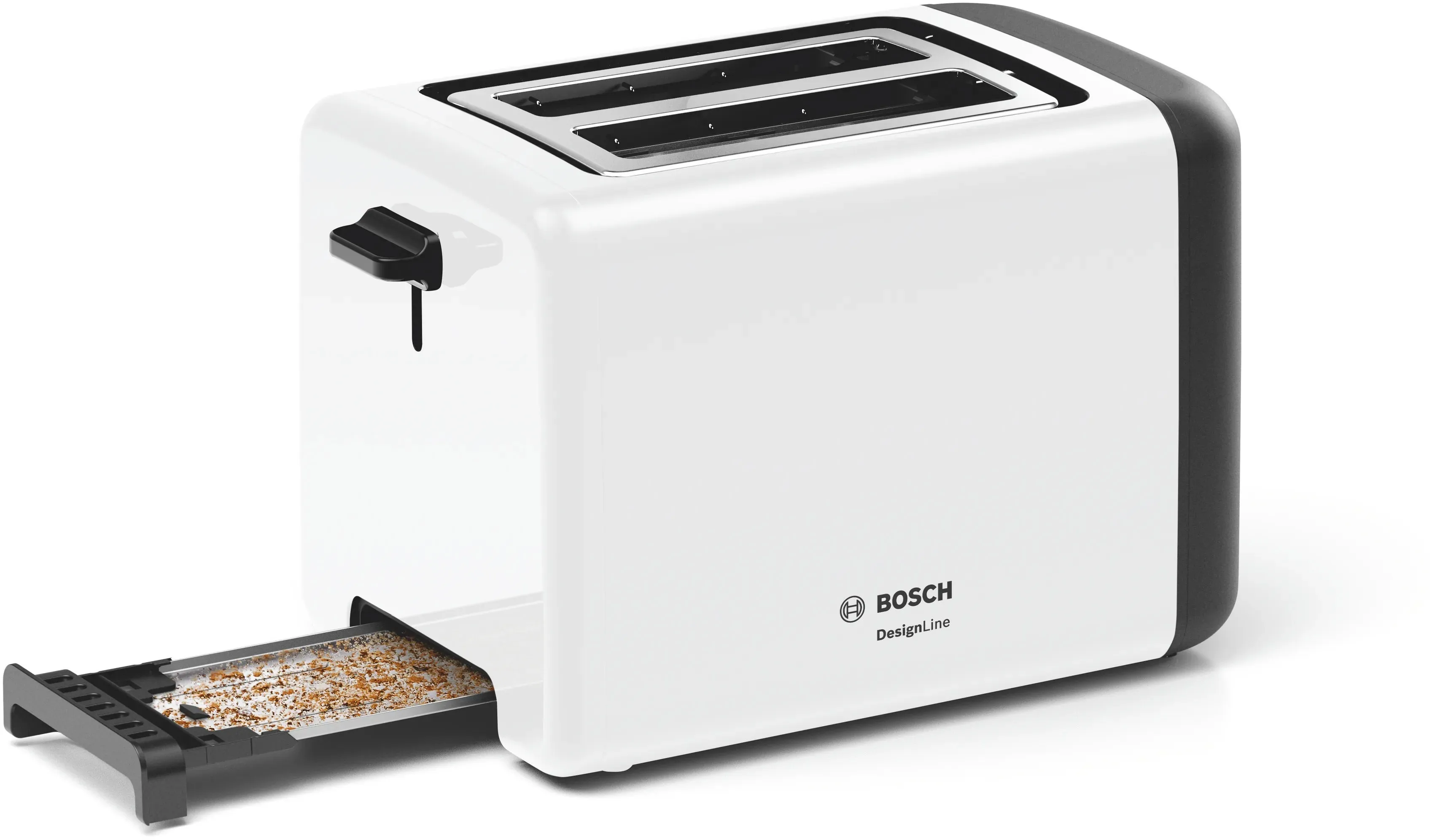 Compact toaster?Design Line?970 Watts, White
