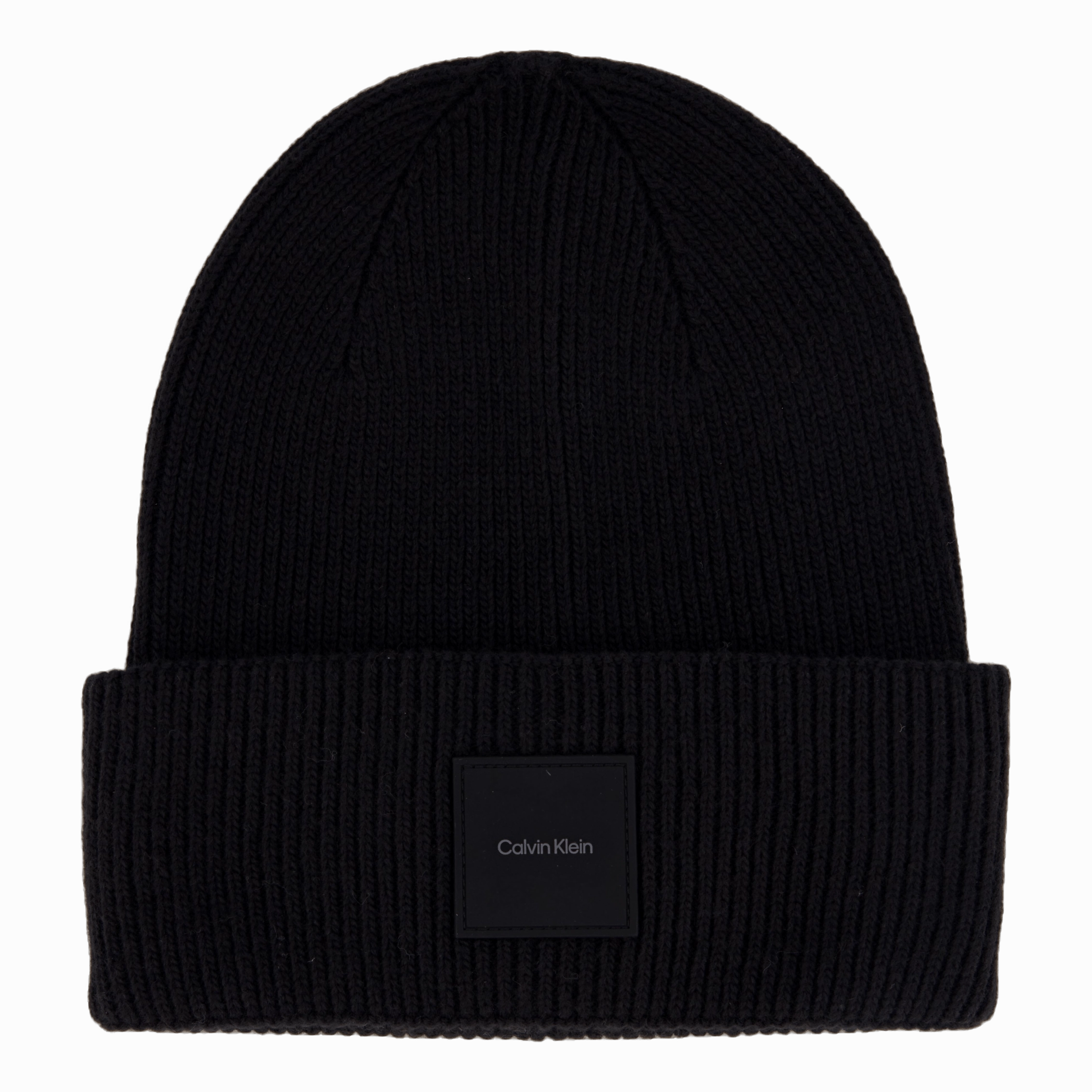 Cotton/Wool Fine Rib Beanie Beh Ck Black Dont Wait Save