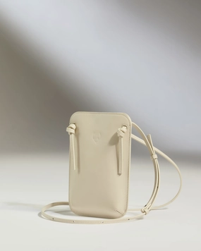 Big Savings Today Clearance Sale Crossbody Bag In Cream Leather - Heritage Collection