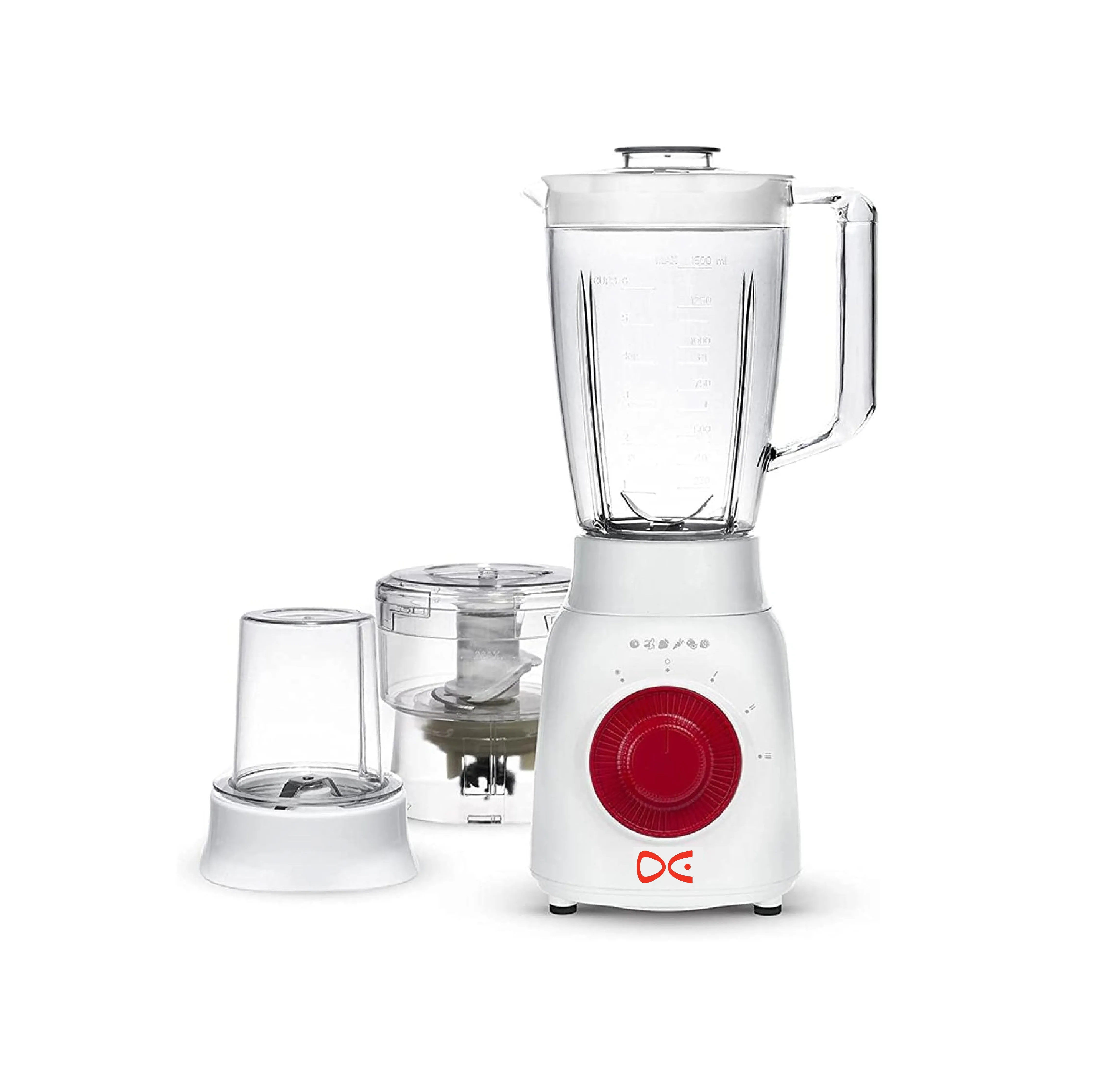 Daewoo Blender 4 In 1, 500Watts, White