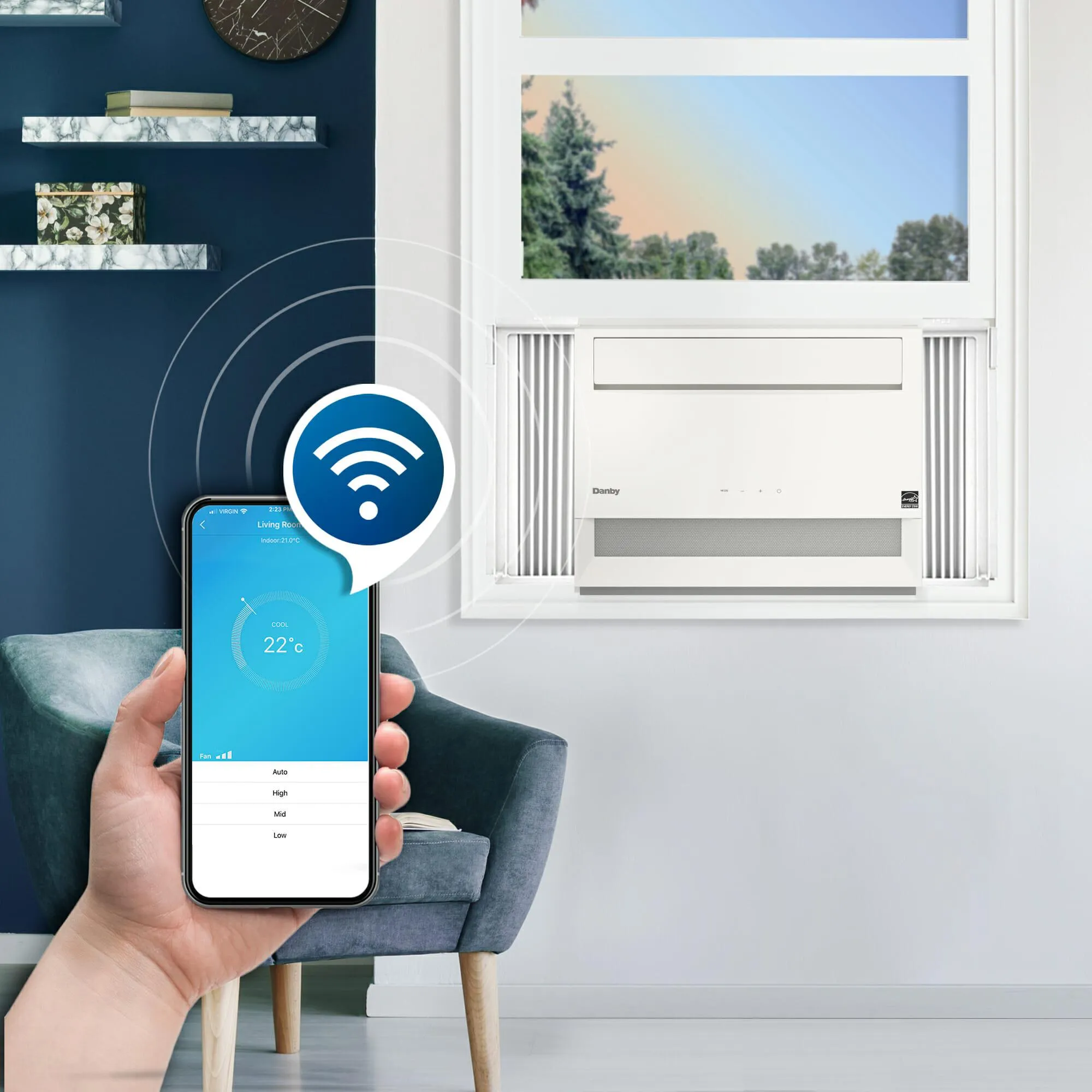 Danby DAC080B5WDB Danby 8,000 Btu Window Ac With Wifi In White
