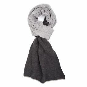 Dark And Light Gray Cashmere Neck Warmer Online Exclusive Savings Special Online Offer