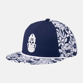 Darkness Tiki Skull 6-Panel Flat Bill Cap Clearance Event