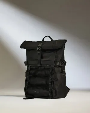 Discovery Roll Top Backpack In Black Trendy Picks Today