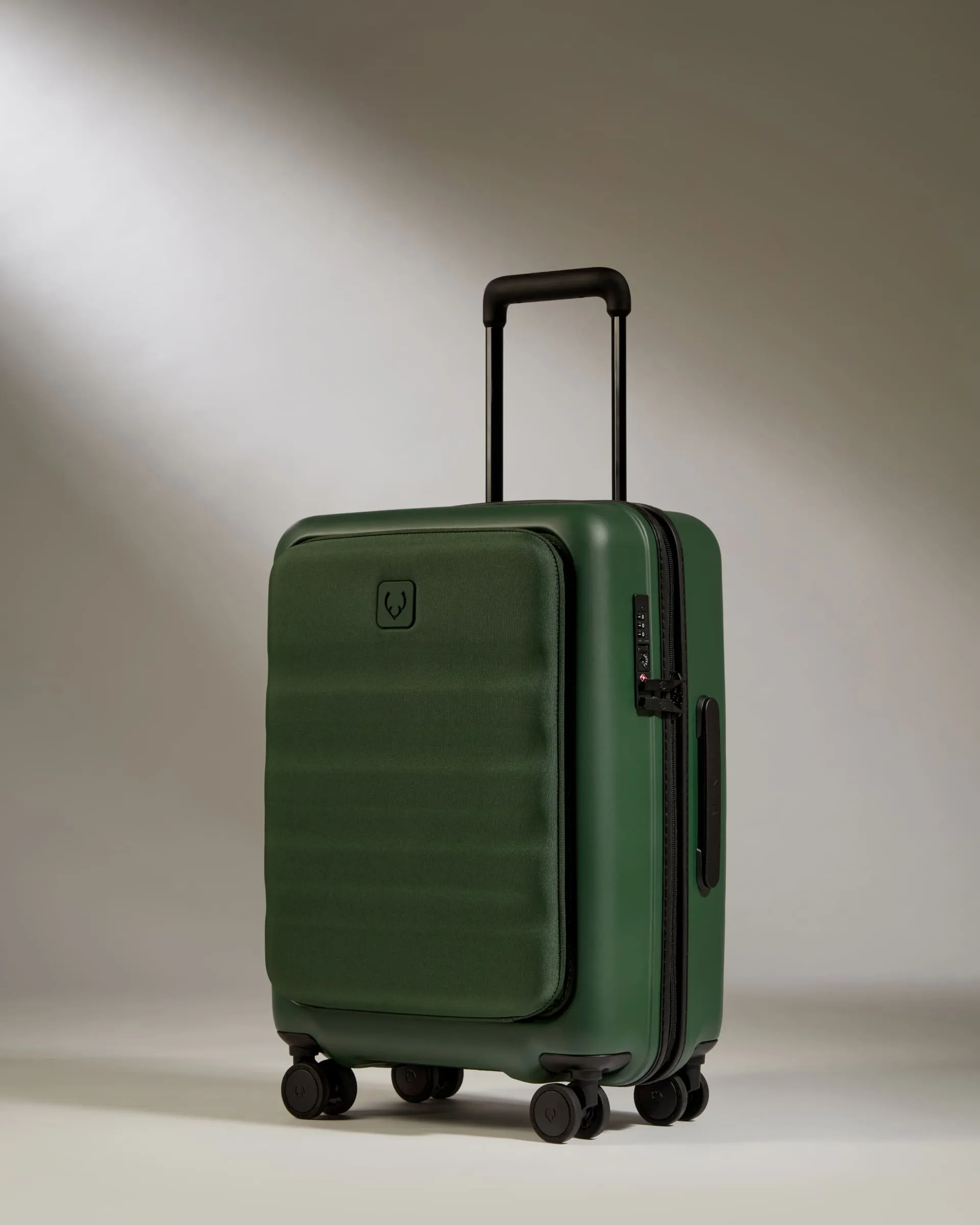 Cabin With Pocket Suitcase In Antler Green - Icon Stripe Hot Offer Inside