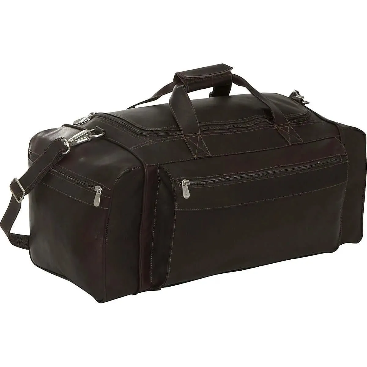 Piel Leather Large Duffel Bag New Arrival Discount