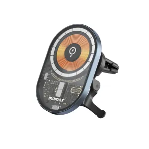 Flash Deal Today Limited Edition Offer Momax Cm20E Q.Mag Mount 3 15W Magnetic Wireless Car Mount Charger