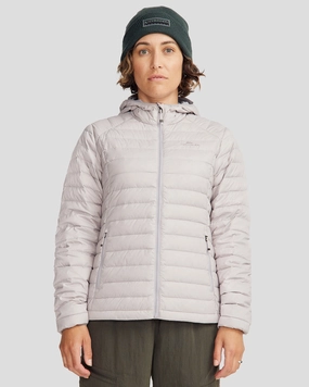 Women'S Heli Down Hooded Jacket V3 - Dove Shop Smart Deals Online Exclusive Offer