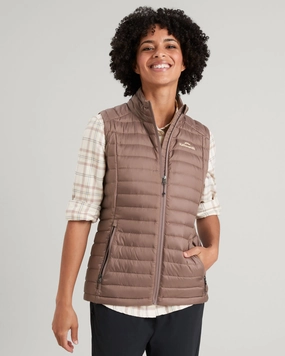Women'S Heli Down Vest - Taupe Shop the Savings