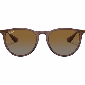Erika Trans Dark Brown/Gradient Brown Polarized New Arrival Discount