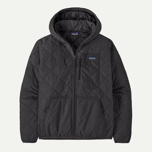 Men'S Diamond Quilted Bomber Hoody MustShop Sale