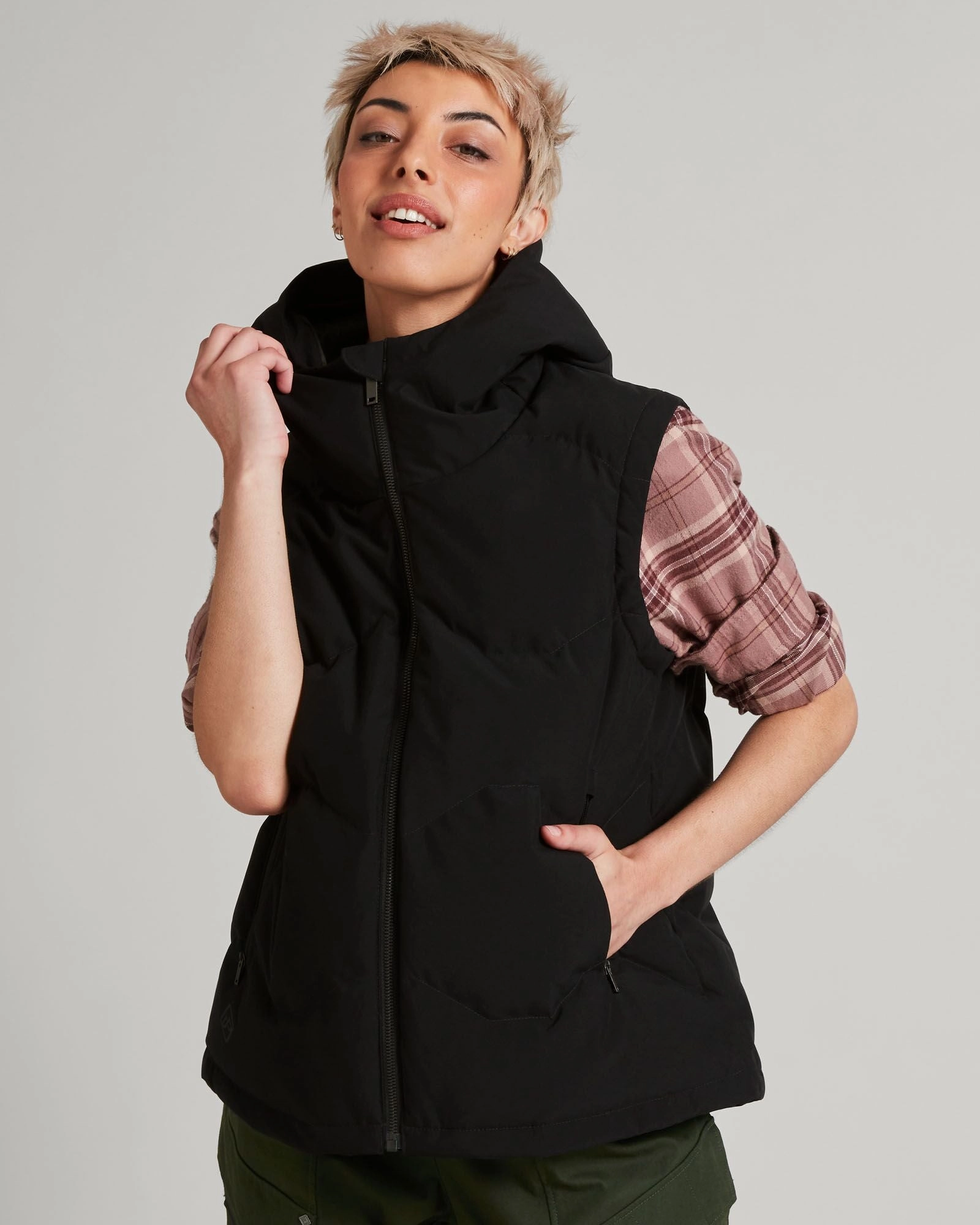 Limited Offer Alert Women'S Frisco X Hooded Down Vest - Black