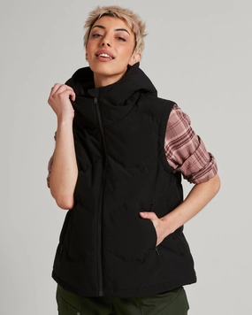 MustHave Deals Women'S Frisco X Hooded Down Vest - Black