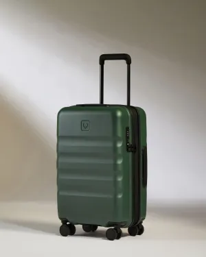 Expandable Cabin Suitcase In Antler Green - Icon Stripe Biggest Savings Now