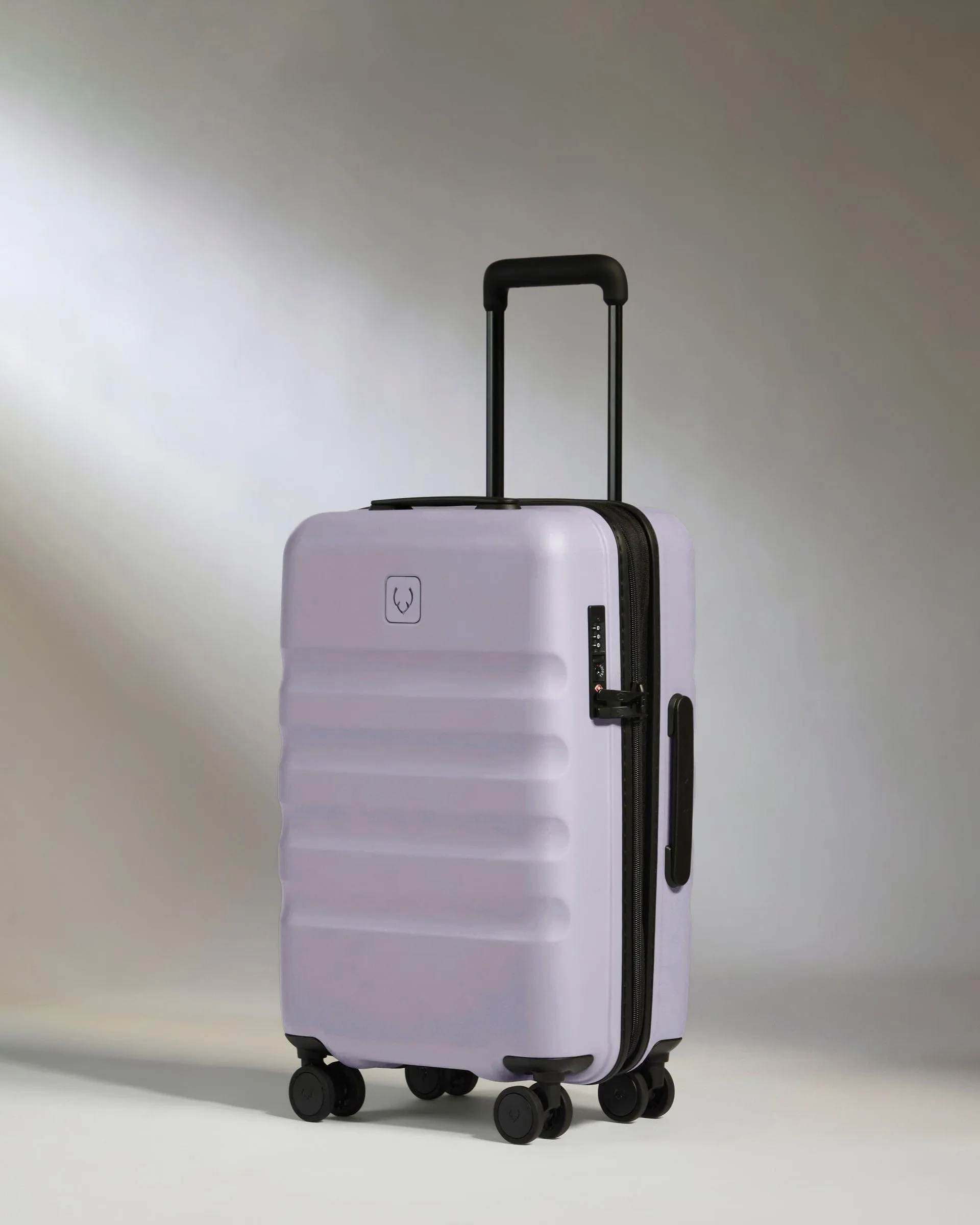 MustHave Deal Expandable Cabin Suitcase In Meadow Purple - Icon Stripe