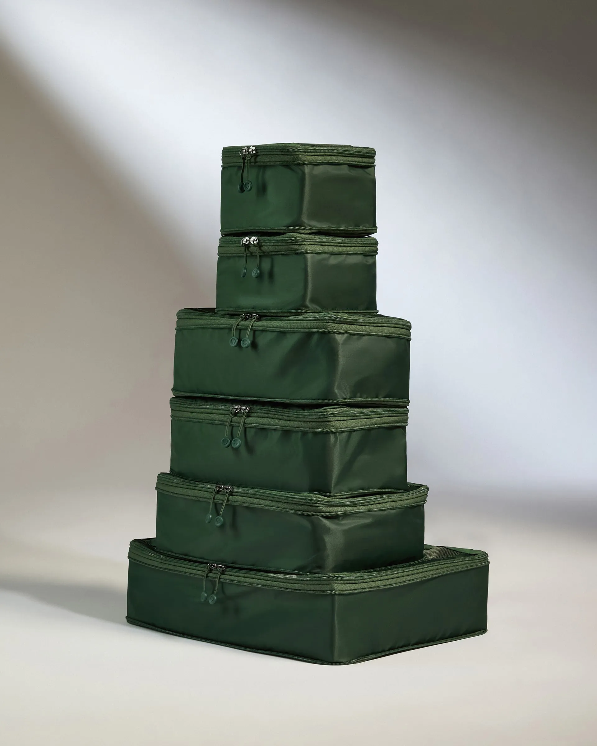 Last Chance Steal Flash Sale Alert Packing Cubes In Green - Set Of 6