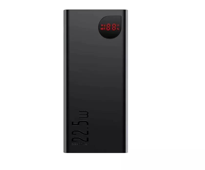 Baseus Adaman Digital Display Quick Charge Power Bank 40000Mah 22.5W Black Grab Your Deal Today