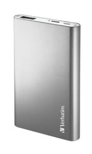 Dont Miss Out Verbatim 64469 Portable Usb Power Pack Charger 5000 Mah - Silver