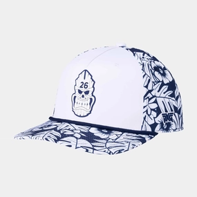 Special Deal Frenzy Grab the Deal Now Darkness Tiki Skull 5-Panel Curved Bill Cap