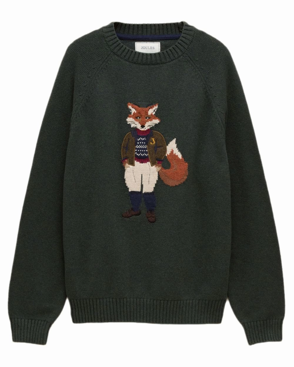 Joules Mens Jonty Intarsia Crew Knit Jumper Grab It Fast