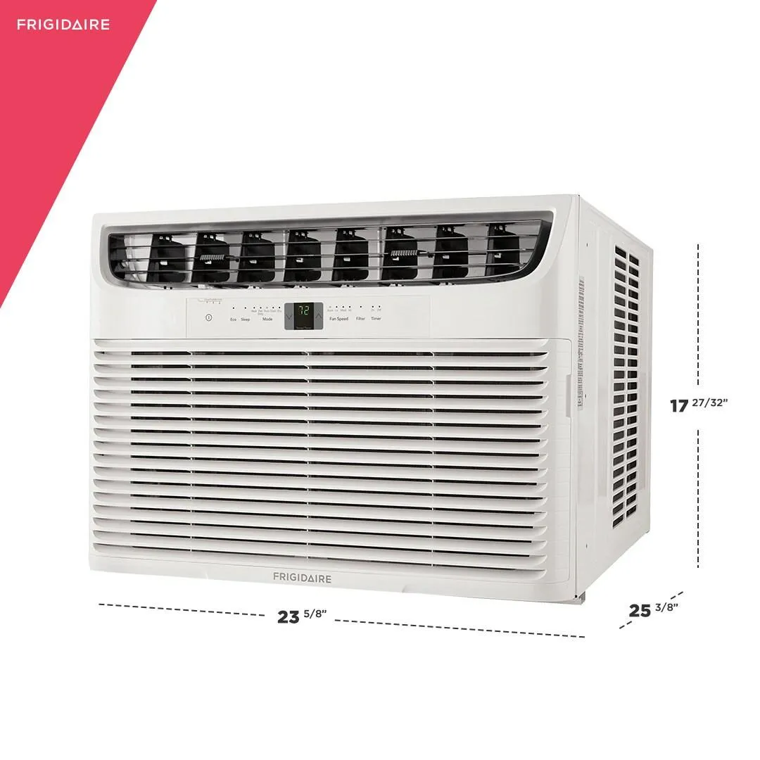 Frigidaire FHWE182WA2 Frigidaire 18,500 Btu Window Air Conditioner With Supplemental Heat And Slide Out Chassis