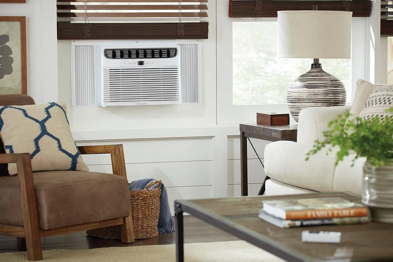 Frigidaire FHWE182WA2 Frigidaire 18,500 Btu Window Air Conditioner With Supplemental Heat And Slide Out Chassis