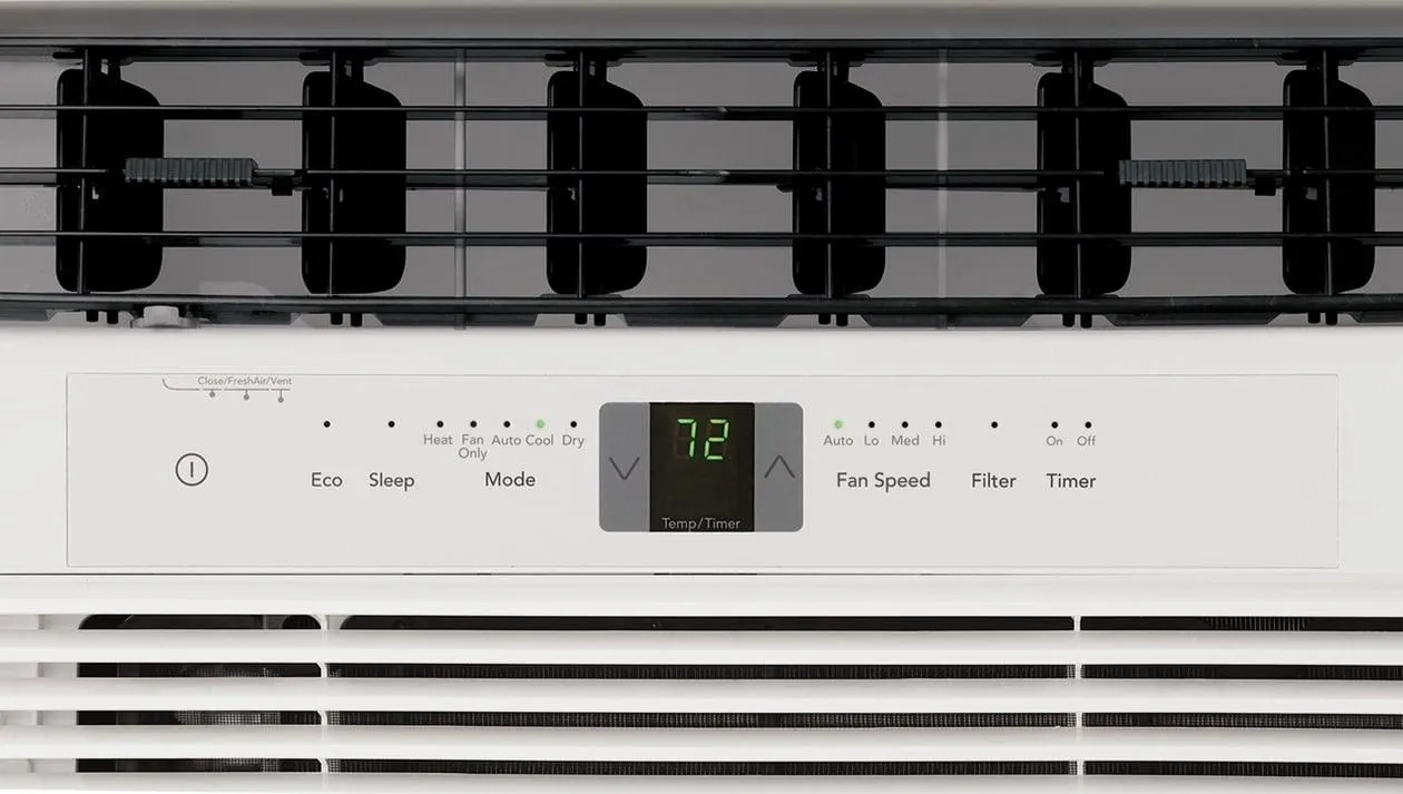 Frigidaire FHWE182WA2 Frigidaire 18,500 Btu Window Air Conditioner With Supplemental Heat And Slide Out Chassis