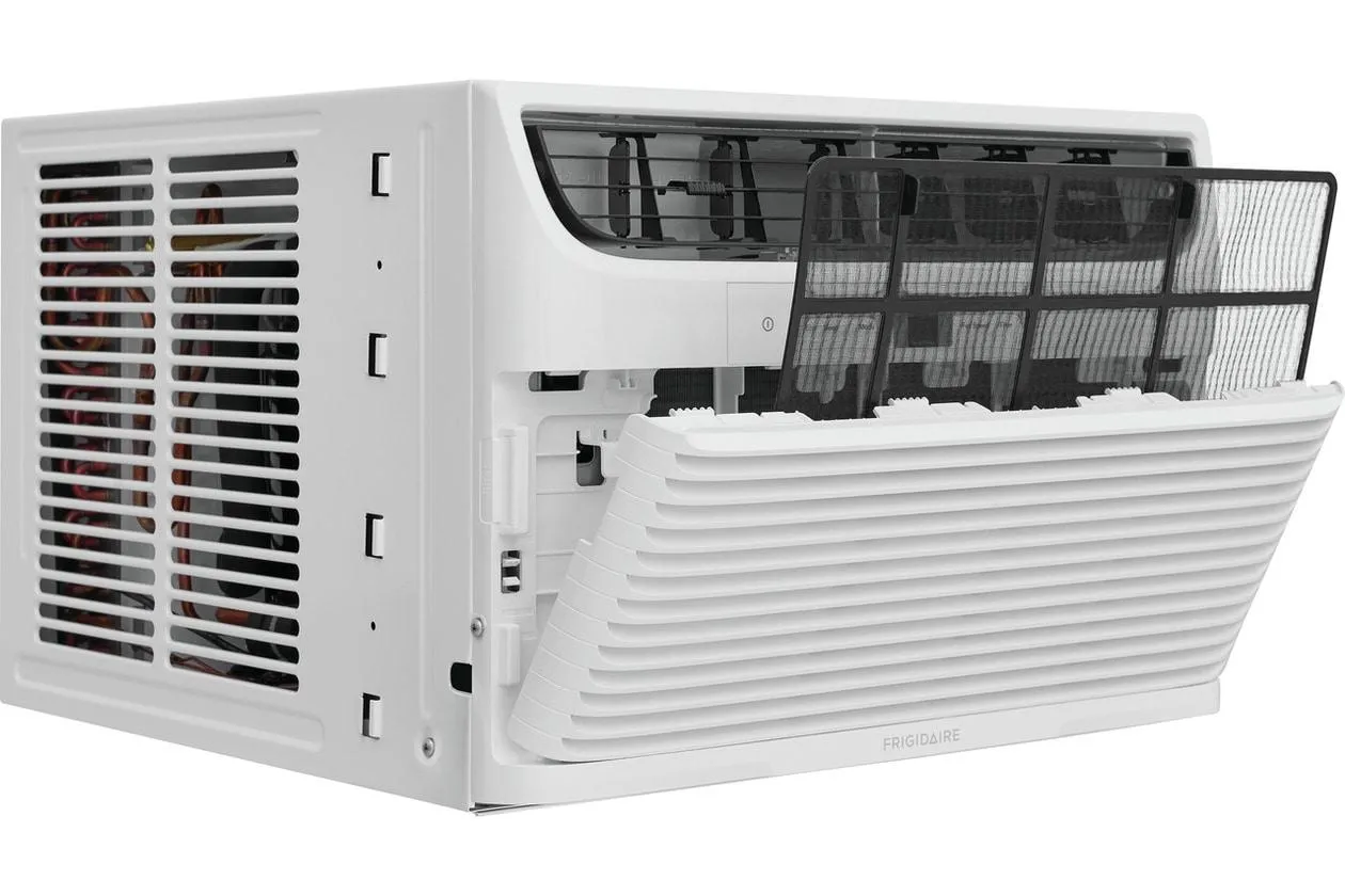Frigidaire FHWH112WA1 Frigidaire 11,000 Btu Window Air Conditioner With Supplemental Heat And Slide Out Chassis