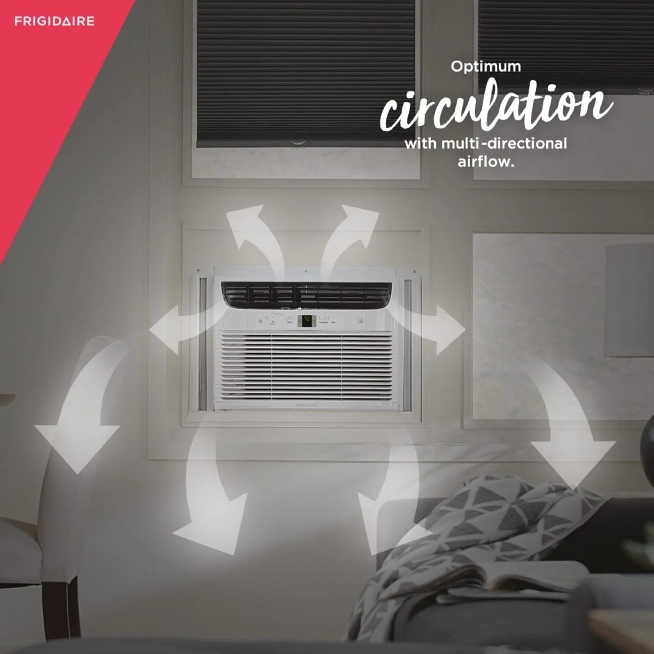 Frigidaire FHWW153WBE Frigidaire 15,000 Btu Connected Window-Mounted Room Air Conditioner