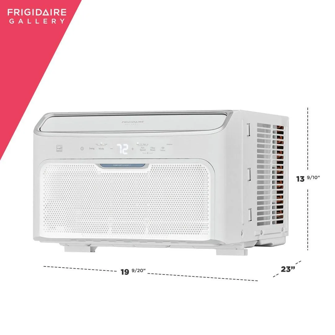 Frigidaire GHWQ083WC1 Frigidaire Gallery 8,000 Btu Inverter Quiet Temp Smart Room Air Conditioner