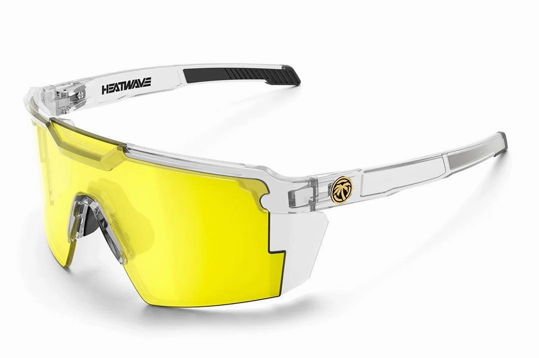 Future Tech Sunglasses: Vapor Clear Frame Hi-Vis Yellow Lens Z87  Special Deal Frenzy