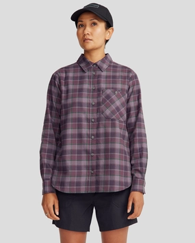 Fyfe Women'S L/S Shirt - Orbit Plaid Save Today Only Hot Sale Today