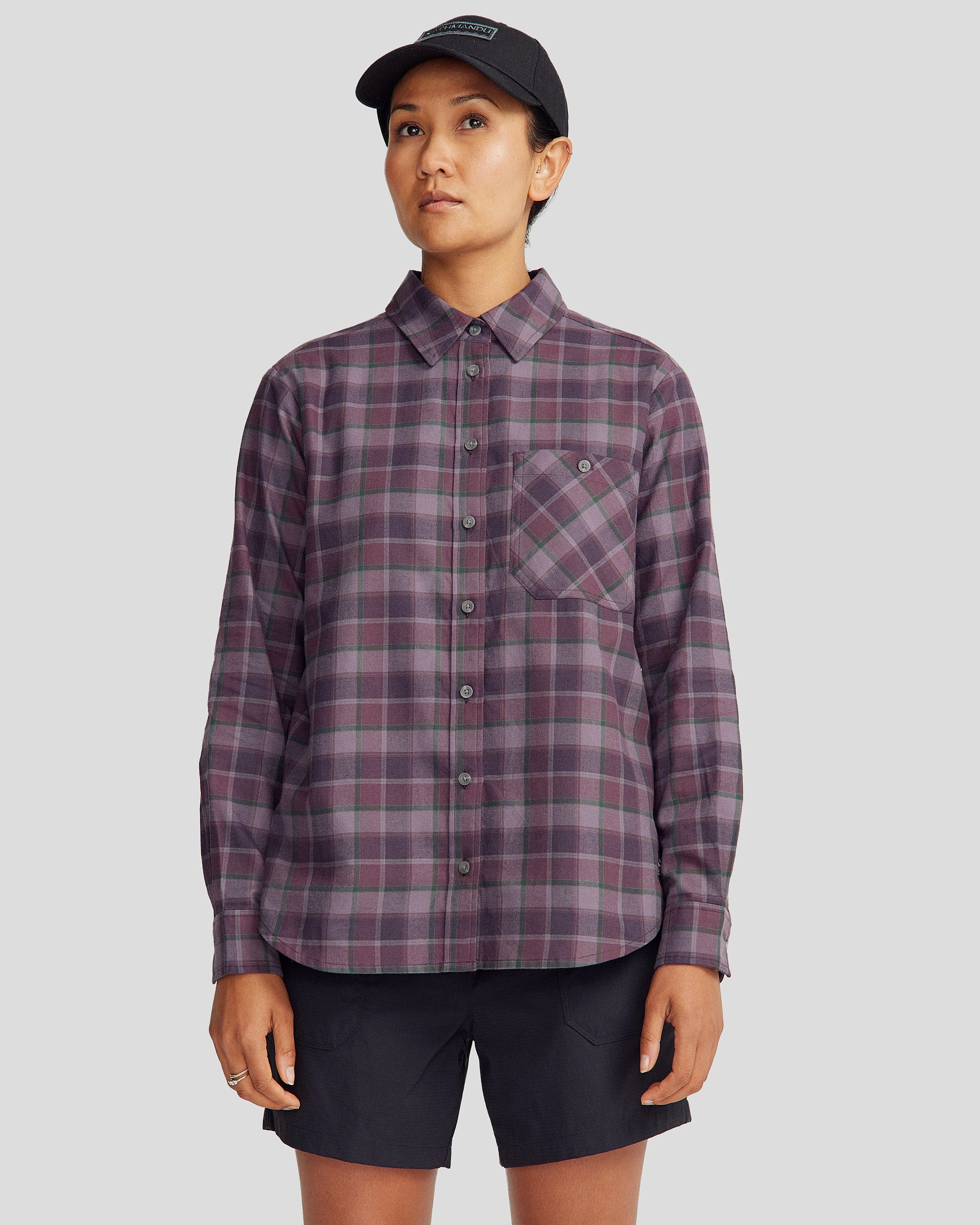 Fyfe Women'S L/S Shirt - Orbit Plaid Limited Stock Hot Deal