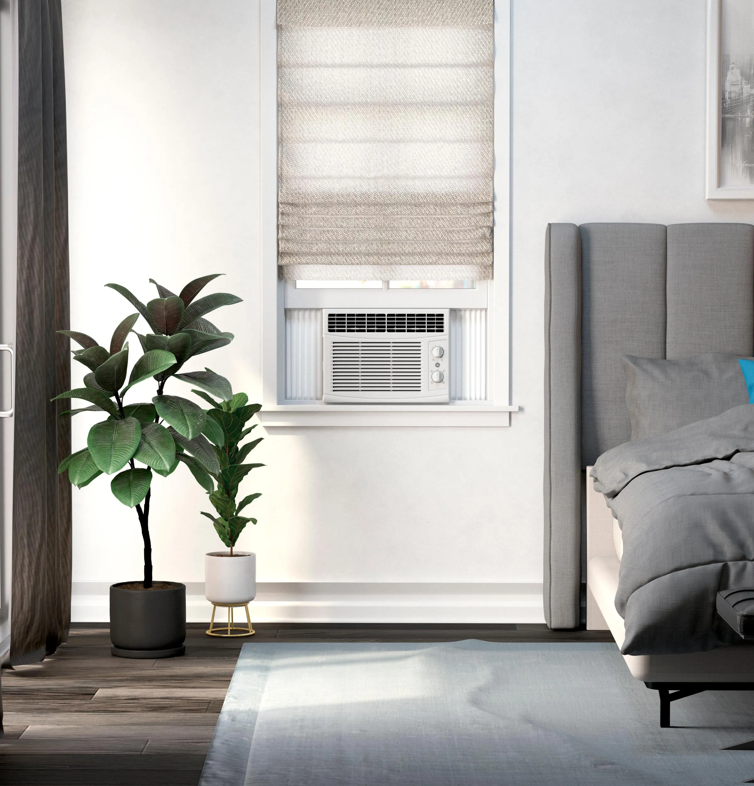 Ge Appliances AHEC05AC Ge? 5,000 Btu Mechanical Window Air Conditioner For Small Rooms Up To 150 Sq Ft.